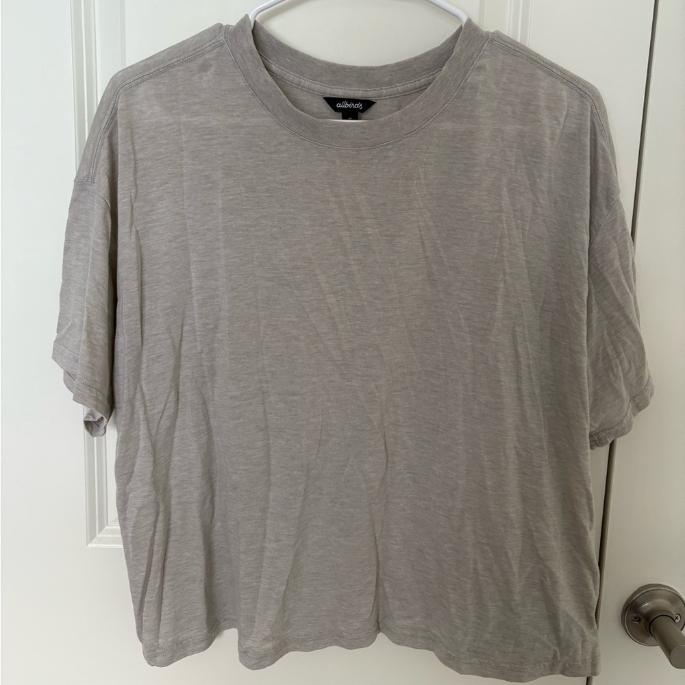 Allbirds Light Gray Short Sleeve Tee